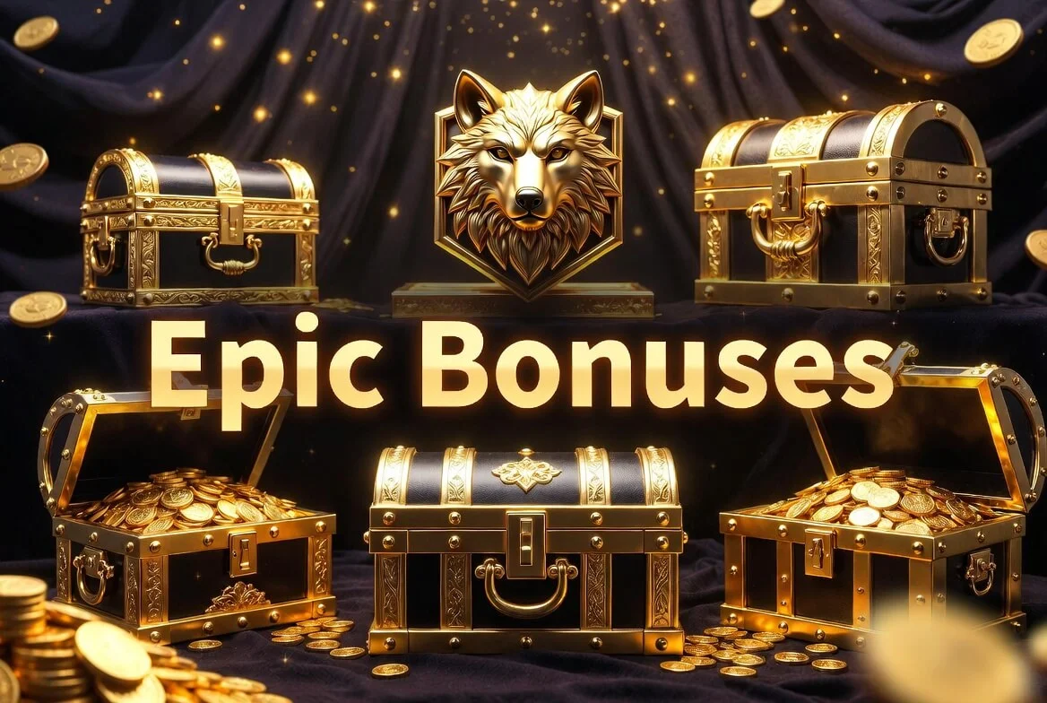 Wolf Winner free spins and the four-part welcome bonus for Australian players